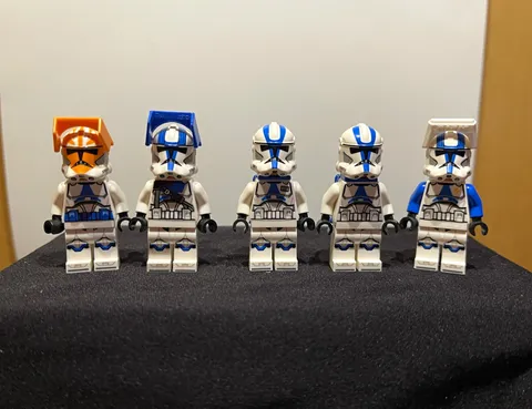 LEGO Star Wars Clone Troopers Minifigure Lot of 5