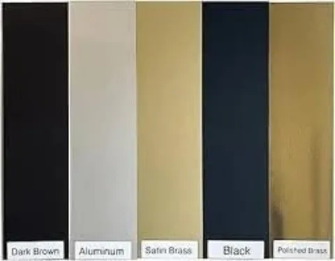 Protection Plates/Push Plates Dark Brown 6 X 22)