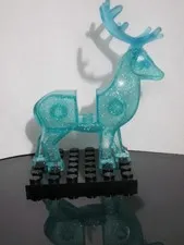 Lego Glitter Reindeer 75945 Trans Light Blue Stag Deer Antlers Harry Potter