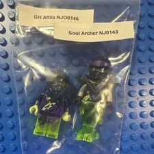 LEGO NINJAGO Possession Soul Archer NJO0143 & GH Attila NJO0146 Polybag