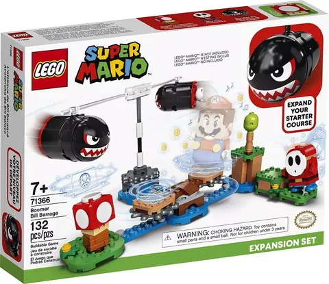 New LEGO Super Mario Boomer Bill Barrage Set 71366 Ipad 4 Minifigures NEW ,