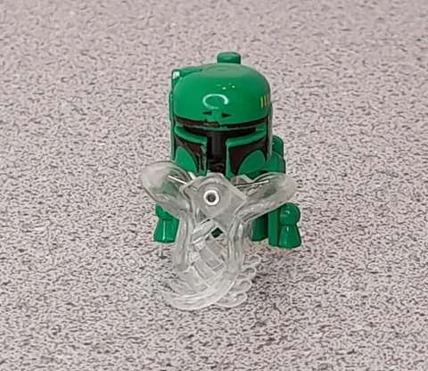 Lego Star Wars Boba Fett Cloud City Helmet only  w/ Black Head 10123