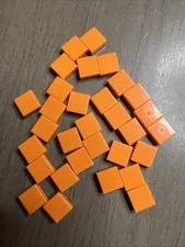 LEGO 3070 Orange Tile 1 x 1 - 31 Pieces