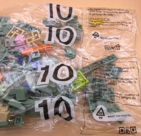Individual Sealed Bag #10 Lego 75255 Star Wars Buildable, Brick Yoda Replacement