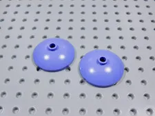 LEGO Lot of 2 Violet Purple Round 3x3 Radar Dish Saucers BT