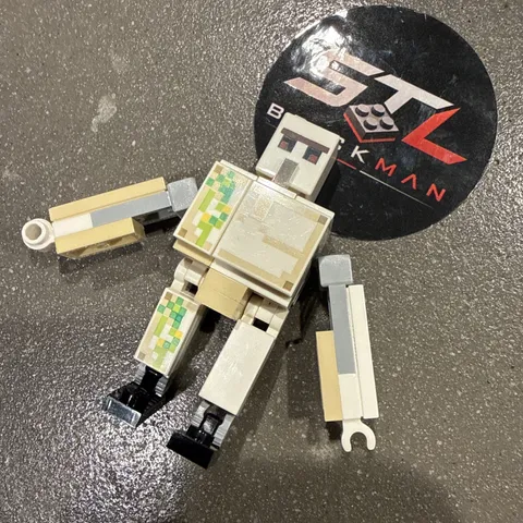 NEW Lego Minecraft: Iron Golem Minifigure Tow Ball Arm 21123