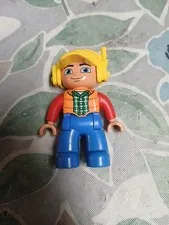Lego: Duplo- Big Construction Site 10813- Replacement Construction Worker Figure