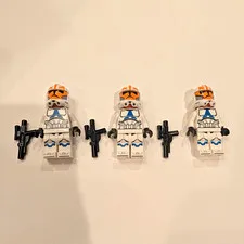 LEGO Star Wars 332nd Clone Trooper Minifigures Lot of 3