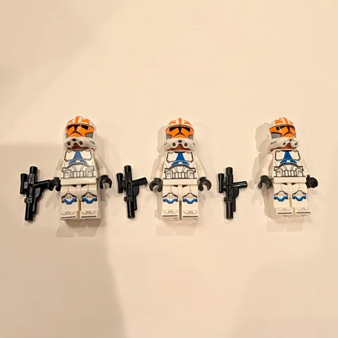 LEGO Star Wars 332nd Clone Trooper Minifigures Lot of 3