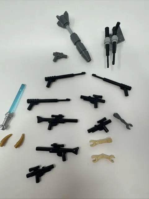 Lego Star Wars Lot Parts Guns Saber from Vintage Sets