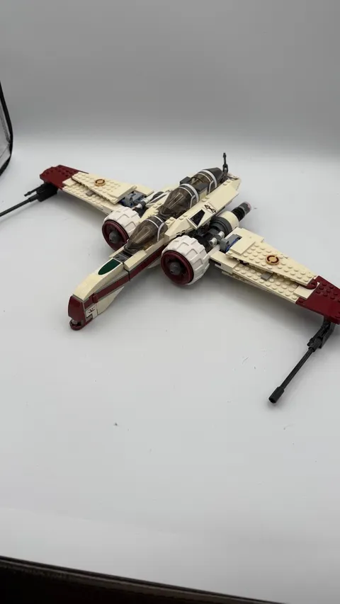 LEGO ARC-170 Starfighter 8088 Star Wars The Clone Wars Incomplete No Minifigures