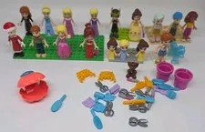 LEGO Disney Princess Mini Dolls Lot Elsa Anna Ariel Rapunzel Elves Micro Figures