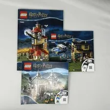 75980, 75947, 75968 -Lego Harry Potter Instruction Manuals Lot of 3 - No Bricks.