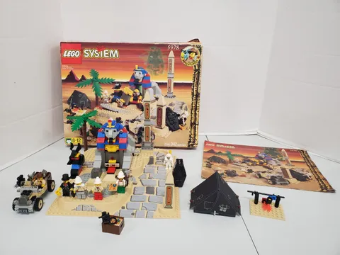 LEGO System Adventurers Sphinx Secret Surprise 5978 Complete W/ Manual & Box!