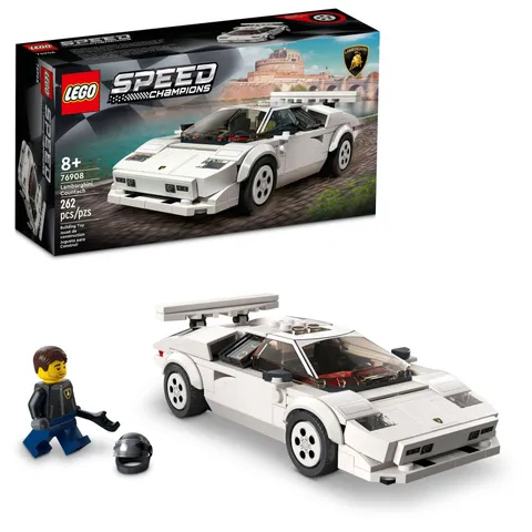 Lego Speed Champions Lamborghini Countach 76908, 1.5x6x2.5inches, Multicolor