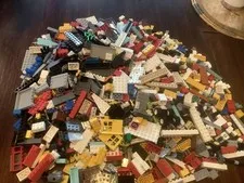LEGO Multicolor Bricks Blocks Mixed Pieces Bulk Over 3 Pounds Clean Condition