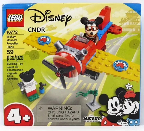 Lego Disney 4+ Mickey & Friends SEALED SET 10772 Mickey Mouse's Propeller Plane!