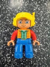Lego Duplo Big Construction Site 10813 Replacement Construction Worker Figure
