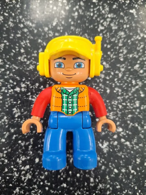 Lego Duplo Big Construction Site 10813 Replacement Construction Worker Figure