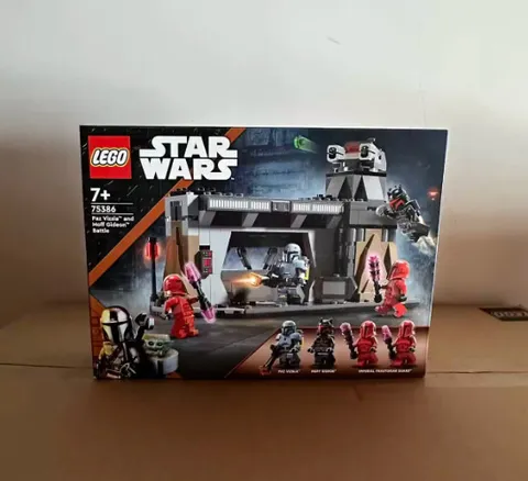 LEGO Star Wars: Paz Vizsla and Moff Gideon Battle Mandalorian (75386) New Sealed