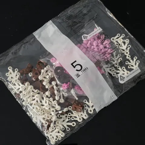 Offical Lego Bonsai Bag 5 Unopened Pink Frog Cherry Blossom Set 10281