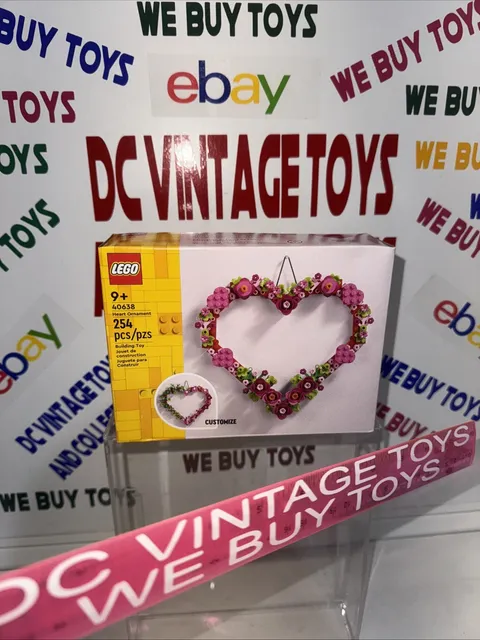 LEGO Heart Flower LOVE Present Ornament GIFT # 40638 SET 254pcs NIB ❤️ 💕