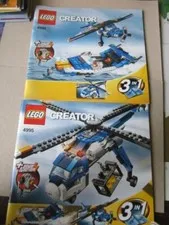 Lego Building Instructions Creator 4995, 3 in 1, Part 1 and 2