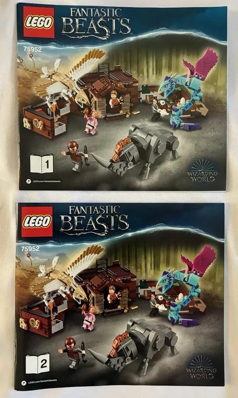 LEGO Newt's Case 75952 Fantastic Beasts Illustrated Instruction Manual