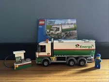 60016 LEGO Tanker Truck Octan Completely Built w/Manual & MiniFig Rare Retired
