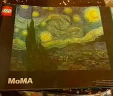 LEGO INSTRUCTION BOOKLET MOMAVAN GOGH A STARRY NIGHT