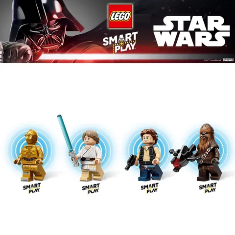 LEGO Star Wars Minifigures from set #75426 SMART Play: Millennium Falcon Officia