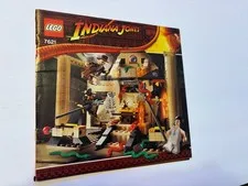 Lego Indiana Jones 7621 Lost Tomb Instruction Manual Booklet Only