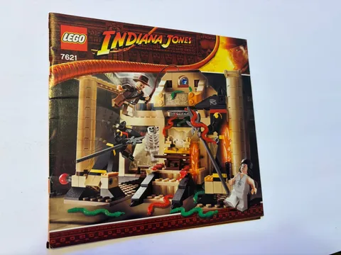 Lego Indiana Jones 7621 Lost Tomb Instruction Manual Booklet Only