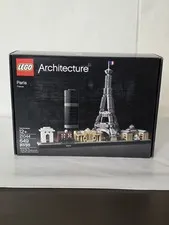 LEGO Architecture Paris 21044 Skyline Complete Set 649pc Open Box 
