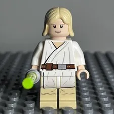 LEGO Minifigure - Luke Skywalker - Light Nougat, Long Hair - sw0273 - 3J