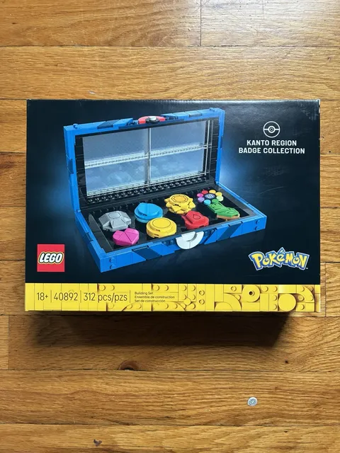LEGO 40892  Pokémon Kanto Region Badge Collection - NEW - SEALED - LIMITED