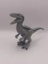 Lego JURASSIC WORLD Dinosaur Raptor, VELOCIRAPTOR Dark Blue & Tan Markings 73946