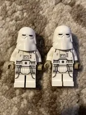 2x Snowtrooper sw1009 Star Wars Minifigure Lego Lot See Pics