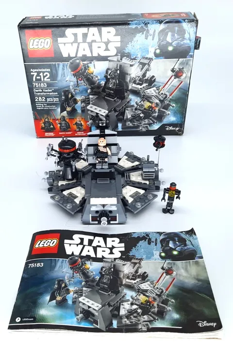 LEGO Star Wars 75183: Darth Vader Transformation Parts or Restore Manual & Box