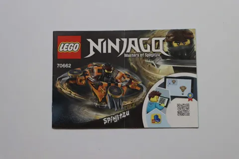 LEGO® NINJAGO® 70662 Spinjitzu Cole Instruction Manual Only!