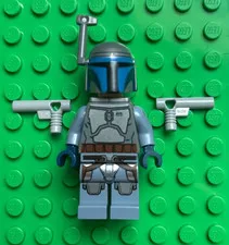 LEGO Star Wars Jango Fett Minifig sw0468 from set 75015 Good Condition