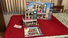 Lego Downtown Diner 10260 Set with BOX & Manual 100% COMPLETE with Minifigures