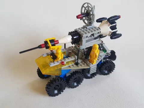 LEGO 6950 Mobile Rocket Transport Space X15 Satellite Launcher 1982 6950-1