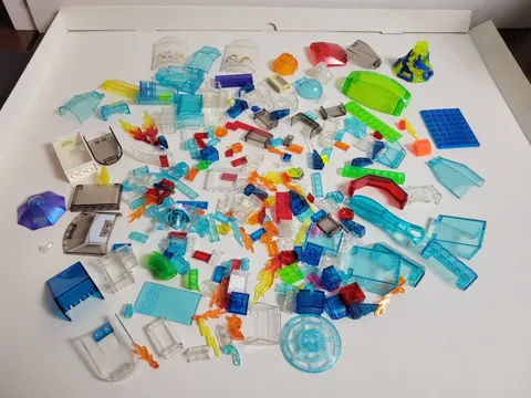 Huge LEGO Translucent Parts Lot Canopies Windscreens Space Windows Effects 150+