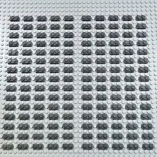 LEGO Plates 1x2 2x2 3023 3022 Gray Black Red White Mix Lot PICK 3 SAVE 67%