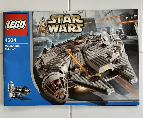Lego 4504 Star Wars Millennium Falcon MANUAL ONLY