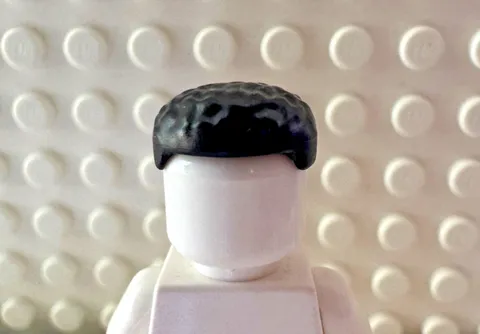LEGO Minifigure, Hair Male, Just on Top 79687 Black