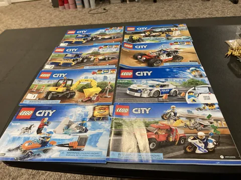 Lego City Construction 60152 (1-3) Police 60239 60137 60145 60191 Manual Lot 2