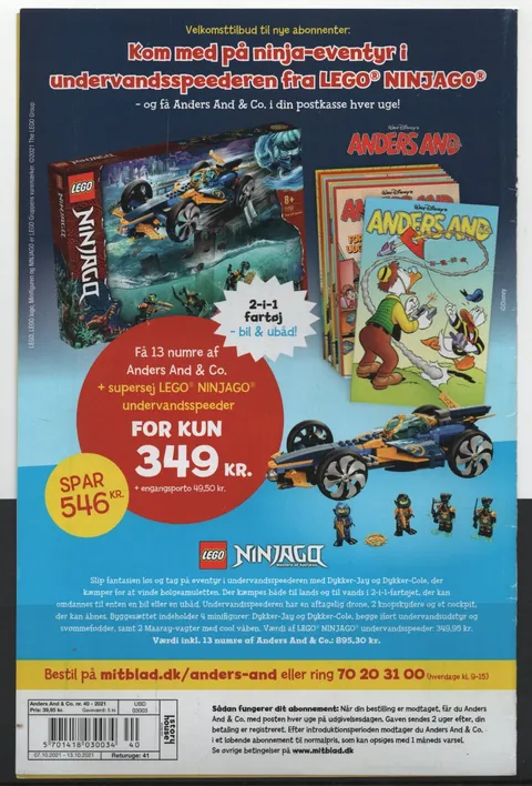 LEGO ADVERTISING INSERTS #  1-2059 # NINJAGO # 2021 #