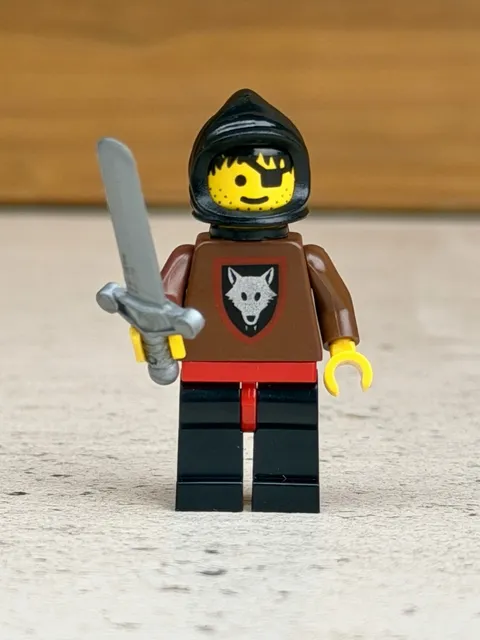 LEGO Castle Wolfpack Eye Patch Minifigure - cas251 - Sets 6038, 6075